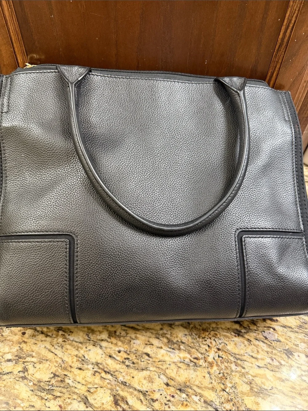 Tory Burch black pebbled